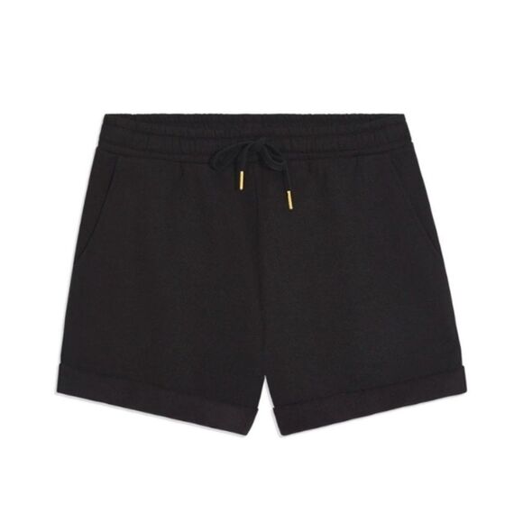WeWoreWhat • Black pull on rolled sweat shorts - Picture 4 of 8
